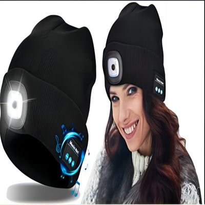 Cappello senza fili delle cuffie del cappuccio del faro per la guida di alpinismo di attività di avventura