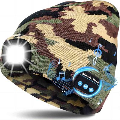 Cappello delle cuffie di Bluetooth del cappello del trasduttore auricolare di Bluetooth con la cuffia avricolare senza fili di musica