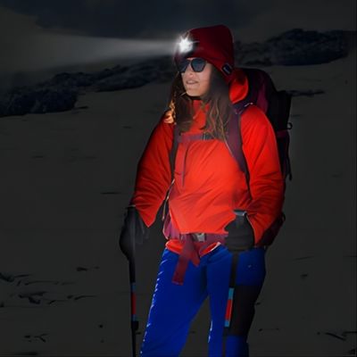 Il cappello senza fili della cuffia del cappuccio del faro del LED accende il vostro modo, musica d'ascolto