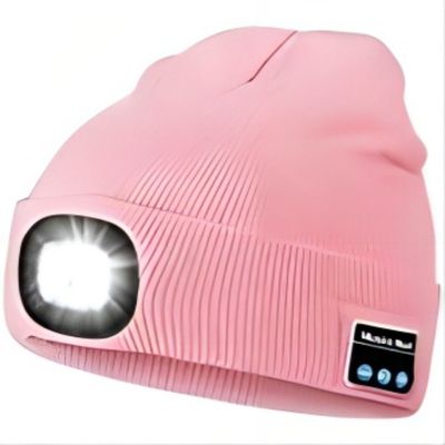 Playback LED Beanie With Light Hands Free di musica che richiede registrare pesca di tramonto