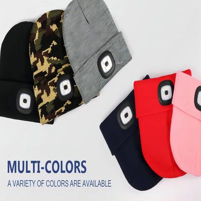 Il cappello del Beanie LED di Bluetooth libera le vostre mani ad illuminazione della torcia elettrica di risposte del telefono di musica