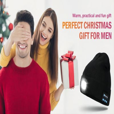 Cappello senza fili delle cuffie di Bluetooth con Bluetooth leggero Beanie Night Biking