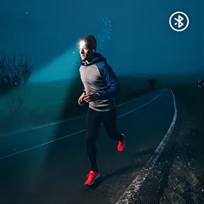 Cappello senza fili delle cuffie di Bluetooth delle cuffie di sport all'aperto con la torcia