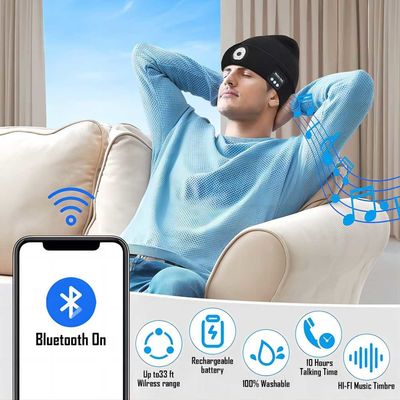 Cappello video di registrazione delle cuffie di Bluetooth con la registrazione del ciclo di visione notturna di Headflashlight