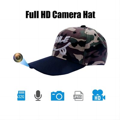 controllo di APP del cappello della macchina fotografica nascosto azione di sport 2K con la batteria di 1000mah Rechargable